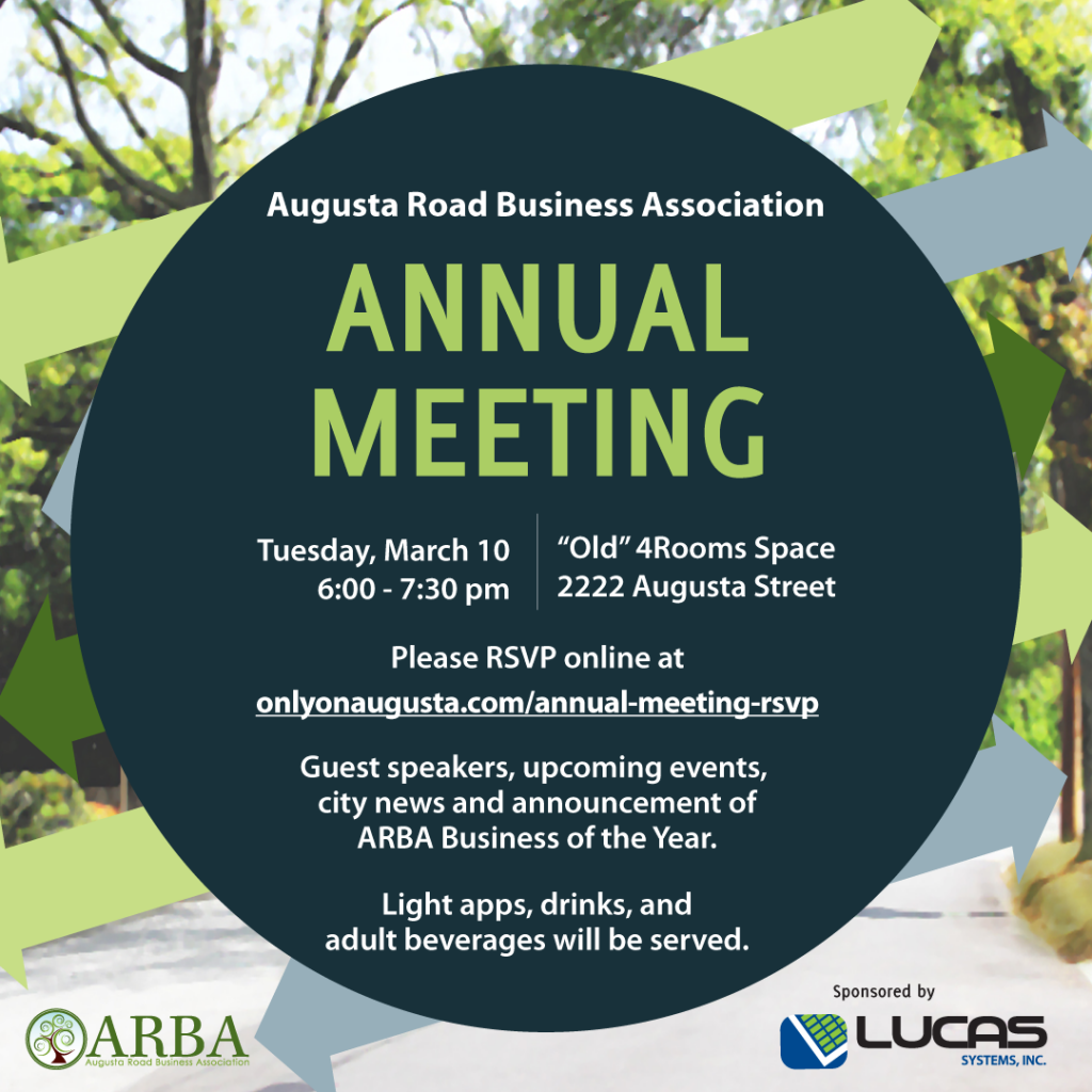 Augusta Road Business Association Annual Meeting 2020
